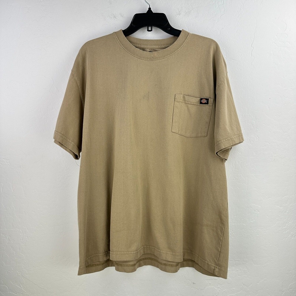 Dickies T-shirt Mens XL Brown Utility Minimalist Workwear Gorpcore‎ Hunting Camp